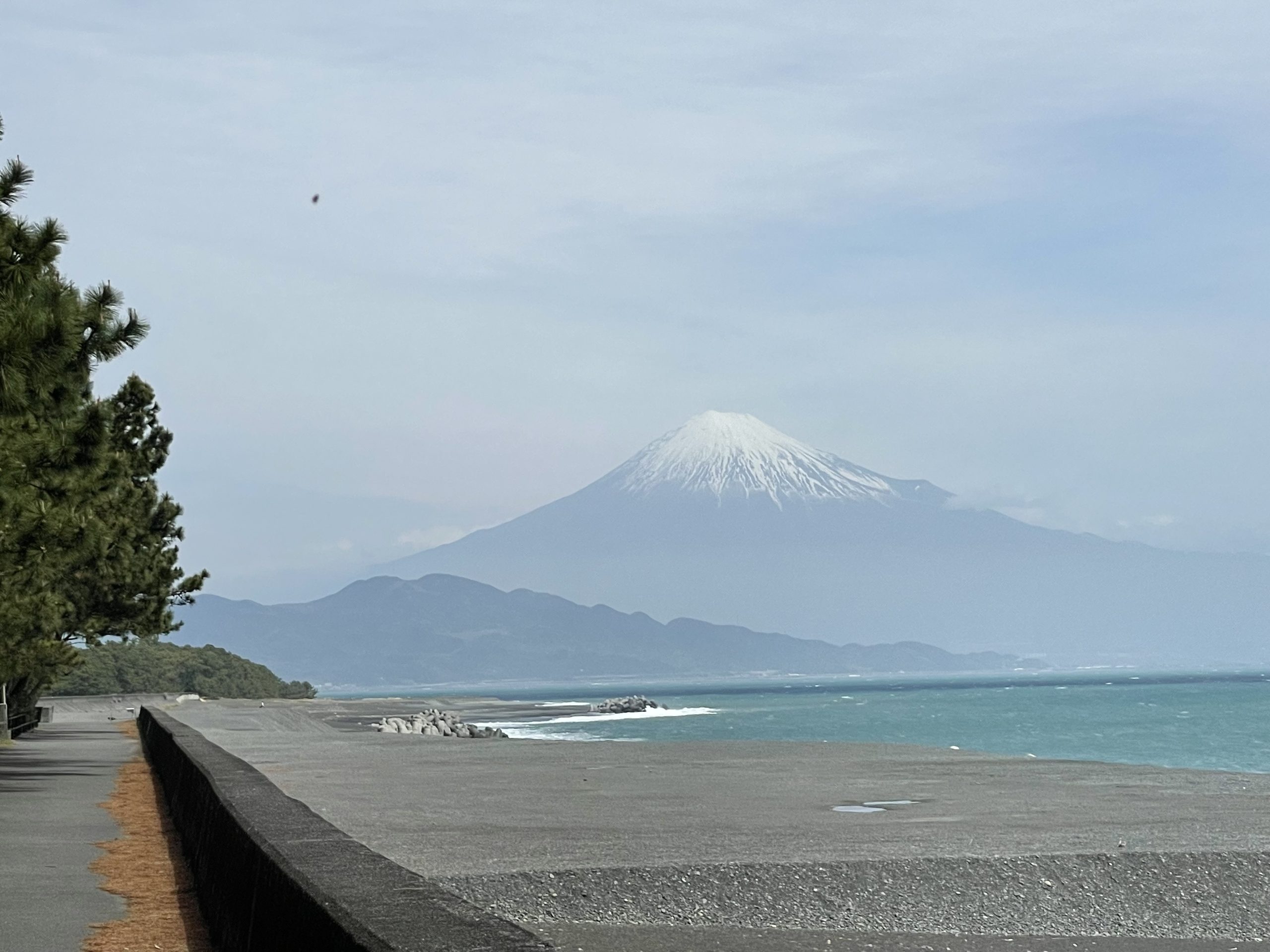 Mount Fuji across the sea